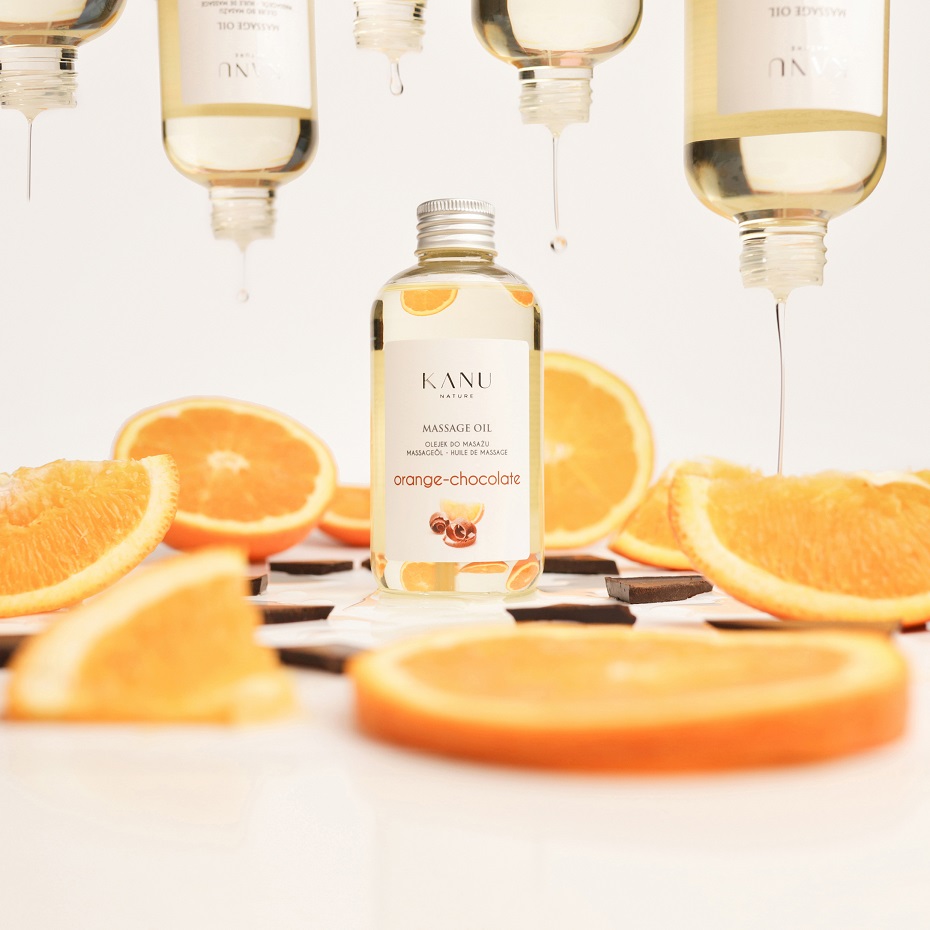 Kanu-Nature-olejek-do-masazu-massage-oil-czekoolada-pomarancza-orange-chocolate-2